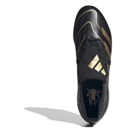 Ghete de fotbal adidas Predator League Fold-Over Tongue Firm Ground negru auriu