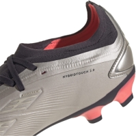 Ghete de fotbal adidas Predator Pro Multi-Ground platin negru trbo