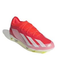 Ghete de fotbal adidas X Crazyfast Elite Firm Ground pentru Copii rosu alb galben