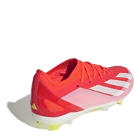 Ghete de fotbal adidas X Crazyfast Elite Firm Ground pentru Copii rosu alb galben