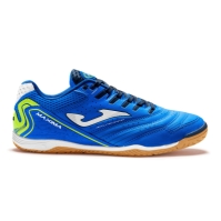 Ghete de fotbal Joma Maxima Indoor albastru verde fosforescent