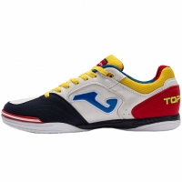 Ghete de fotbal Joma Top Flex 2216 Indoor alb-rosu