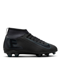 Ghete de fotbal Nike Mercurial Superfly 10 Club Firm Ground pentru copii negru verde