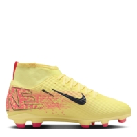 Ghete de fotbal Nike Mercurial Superfly 10 Club Firm Ground pentru copii portocaliu bleumarin