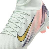 Ghete de fotbal Nike Mercurial Superfly 10 Club Firm Ground pentru copii verde alb