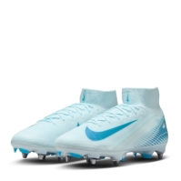 Ghete de fotbal Nike Mercurial Superfly 10 Elite gazon sintetic albastru baltic