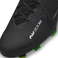 Ghete de fotbal Nike Mercurial Superfly 9 Elite Firm Ground negru gri alb