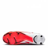 Ghete de fotbal Nike Mercurial Vapour 15 Academy Firm Ground rosu inchis alb