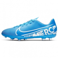 Ghete de fotbal Nike Mercurial Vapor Club FG pentru copii albastru alb