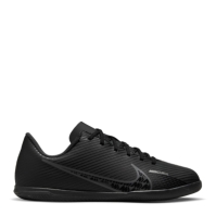 Ghete de fotbal Nike Mercurial Vapor Club Indoor pentru copii negru gri alb