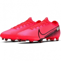 Ghete de fotbal Nike Mercurial Vapor Elite FG rosu inchis negru