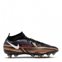 Ghete de fotbal Nike Phantom Elite Dri-Fit gazon sintetic metalic maro