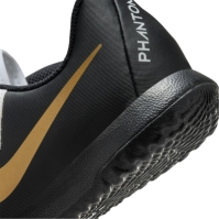 Ghete de fotbal Nike Phantom GX 2 Academy sala pentru copii alb negru auriu