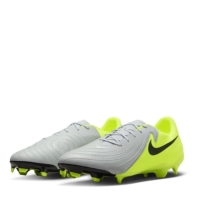 Ghete de fotbal Nike Phantom GX II Academy Firm Ground argintiu galben