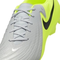 Ghete de fotbal Nike Phantom GX II Academy Firm Ground argintiu galben