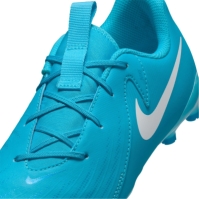 Ghete de fotbal Nike Phantom GX II Academy Firm Ground pentru copii albastru baltic