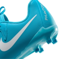 Ghete de fotbal Nike Phantom GX II Academy Firm Ground pentru copii albastru baltic