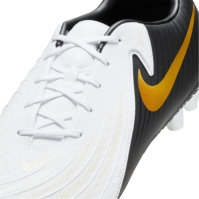 Ghete de fotbal Nike Phantom GX II Academy gazon sintetic alb negru auriu