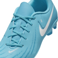 Ghete de fotbal Nike Phantom GX II Club Firm Ground pentru copii albastru baltic