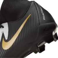 Ghete de fotbal Nike Phantom Luna II Academy Firm Ground alb negru auriu