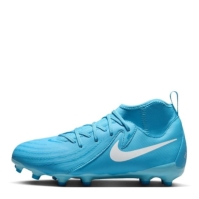 Ghete de fotbal Nike Phantom Luna II Academy Firm Ground pentru copii albastru baltic