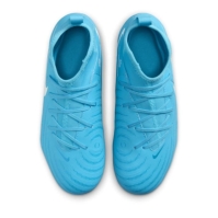 Ghete de fotbal Nike Phantom Luna II Academy Firm Ground pentru copii albastru baltic