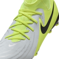 Ghete de fotbal Nike Phantom Luna II Academy Firm Ground pentru copii argintiu galben