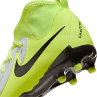 Ghete de fotbal Nike Phantom Luna II Academy Firm Ground pentru copii argintiu galben