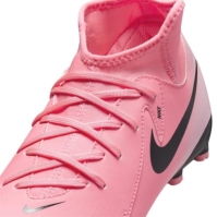 Ghete de fotbal Nike Phantom Luna II Academy Firm Ground pentru copii portocaliu negru