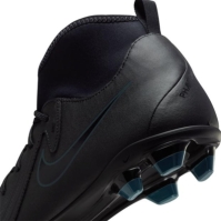 Ghete de fotbal Nike Phantom Luna II Club Firm Ground negru verde