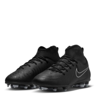 Ghete de fotbal Nike Phantom Luna II Club Firm Ground pentru copii negru