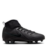 Ghete de fotbal Nike Phantom Luna II Club Firm Ground pentru copii negru verde