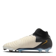 Ghete de fotbal Nike Phantom Luna II Elite Firm Ground alb negru auriu