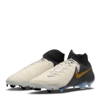 Ghete de fotbal Nike Phantom Luna II Elite Firm Ground alb negru auriu