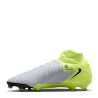 Ghete de fotbal Nike Phantom Luna II Pro Firm Ground argintiu galben