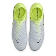 Ghete de fotbal Nike Phantom Luna II Pro Firm Ground argintiu galben