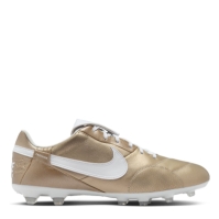 Ghete de fotbal Nike Premier 3 Firm Ground auriu alb