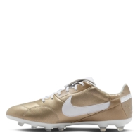 Ghete de fotbal Nike Premier 3 Firm Ground auriu alb