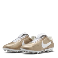 Ghete de fotbal Nike Premier 3 Firm Ground auriu alb