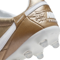 Ghete de fotbal Nike Premier 3 Firm Ground auriu alb