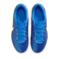 Ghete de fotbal Nike Tiempo Legend 10 Academy Firm Ground pentru copii albastru baltic