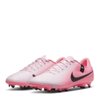 Ghete de fotbal Nike Tiempo Legend 10 Academy Firm Ground roz negru