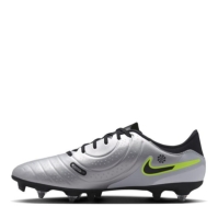 Ghete de fotbal Nike Tiempo Legend 10 Academy gazon sintetic argintiu galben