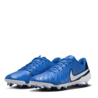 Ghete de fotbal Nike Tiempo Legend 10 Club Firm Ground albastru baltic