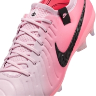 Ghete de fotbal Nike Tiempo Legend 10 Elite Firm Ground roz negru