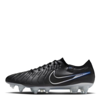 Ghete de fotbal Nike Tiempo Legend 10 Elite gazon sintetic negru chrome