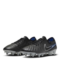 Ghete de fotbal Nike Tiempo Legend 10 Elite gazon sintetic negru chrome