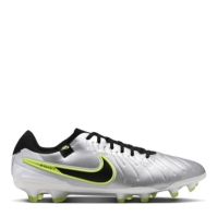 Ghete de fotbal Nike Tiempo Legend 10 Pro Firm Ground argintiu galben