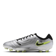 Ghete de fotbal Nike Tiempo Legend 10 Pro Firm Ground argintiu galben