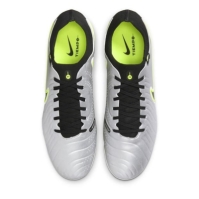 Ghete de fotbal Nike Tiempo Legend 10 Pro Firm Ground argintiu galben